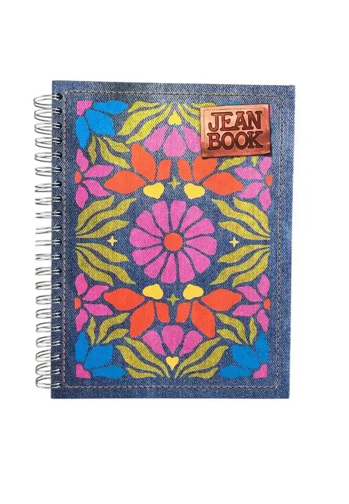 Cuaderno 7 Materias Argollado Cuadriculado Para Mujer Jean Book
