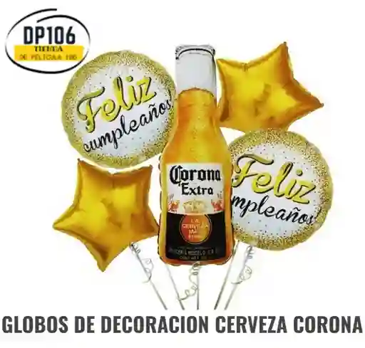 Globos De Decoracion Cerveza Corona