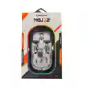 Mouse Rgb Jertech Inalambrico Transparente Wb-112 Blanco