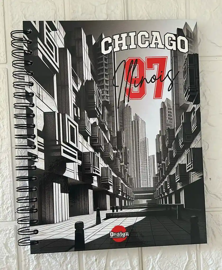 Cuaderno 5 Materias Grande Caballero Cuadriculado Desing