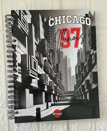 Cuaderno 5 Materias Grande Caballero Cuadriculado Desing