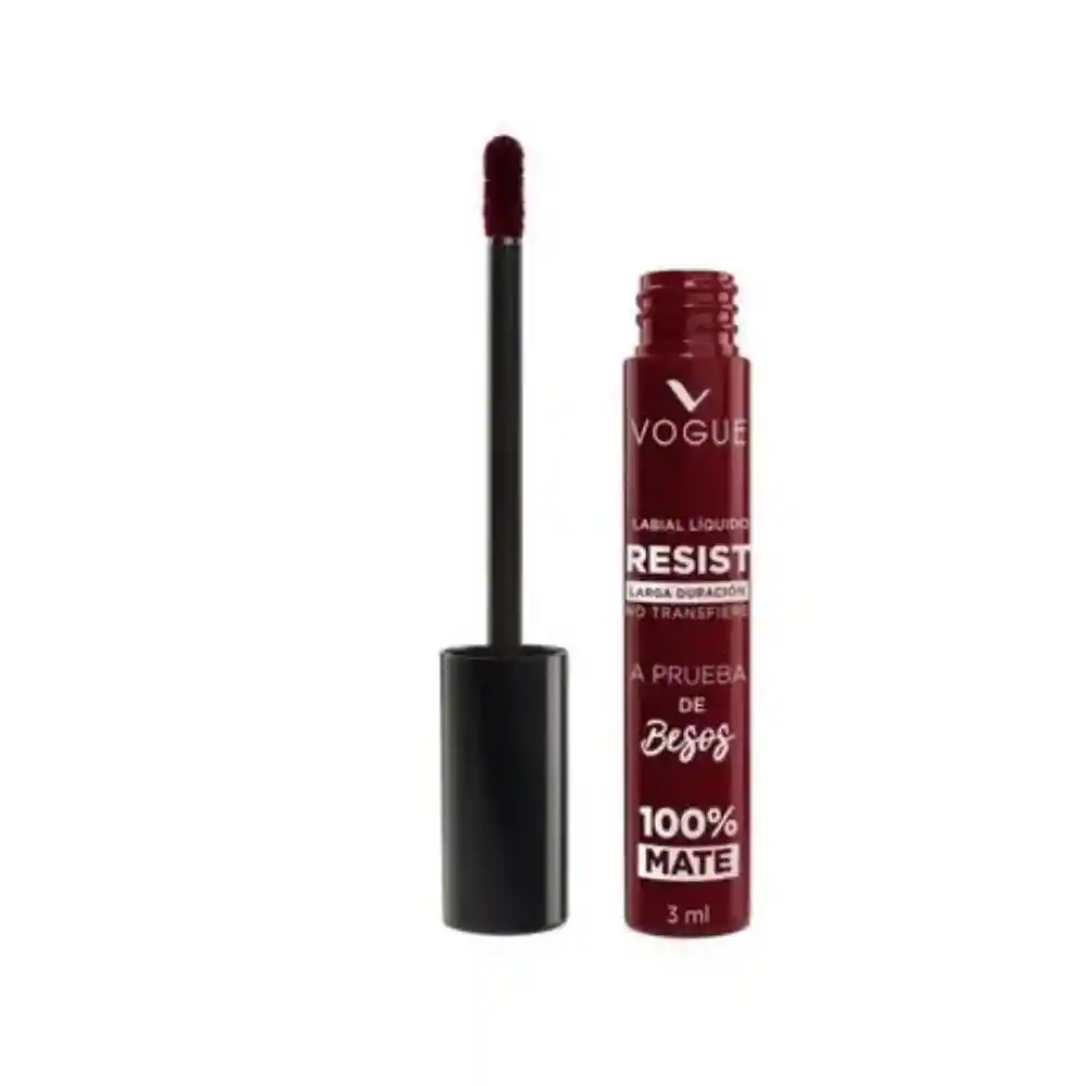Labial Líquido Vogue A Prueba De Besos Atrevida 3ml