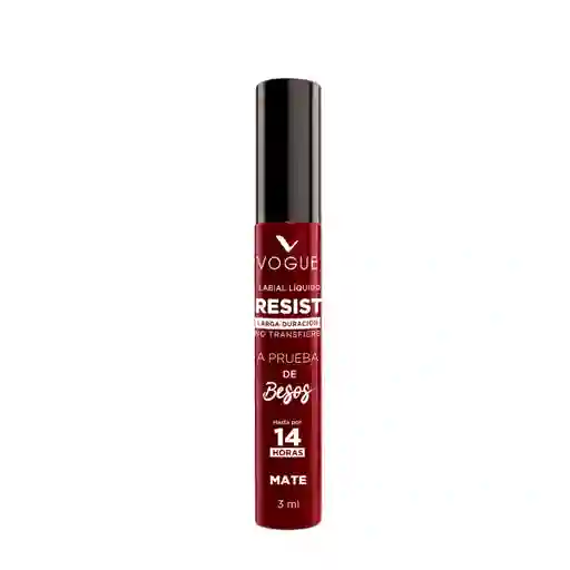 Labial Líquido Vogue A Prueba De Besos Atrevida 3ml