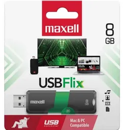 Memoria Usb Maxell 8gb – Compacta, Liviana Y Rápida