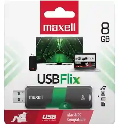 Memoria Usb Maxell 8gb – Compacta, Liviana Y Rápida