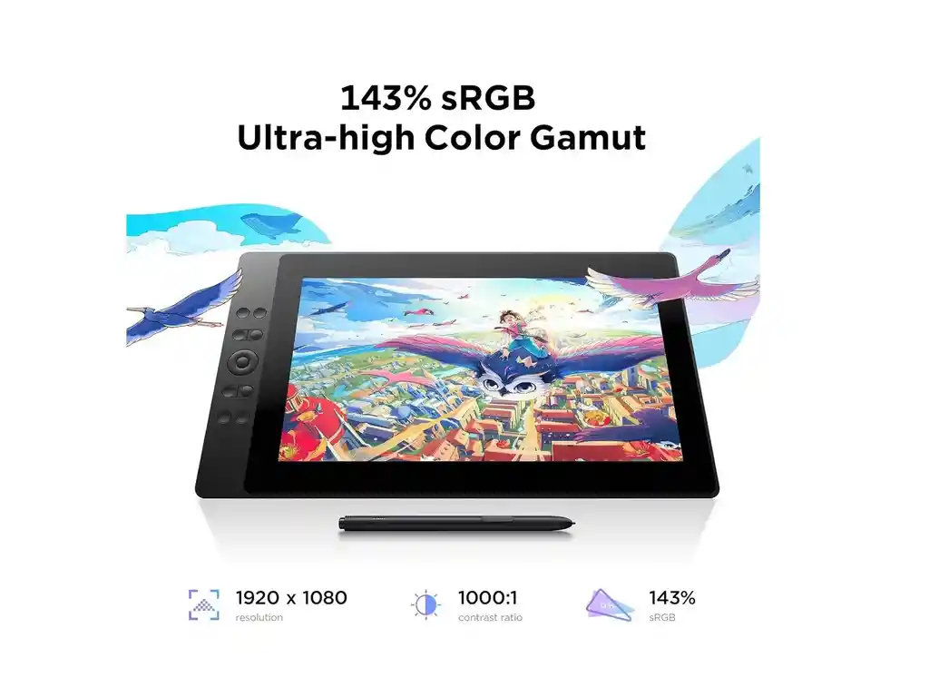 Tablet Digitalizadora De Dibujo Con Pantalla 16in Ugee Ue-16