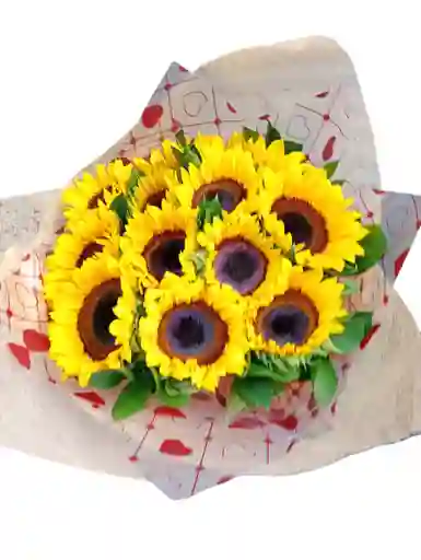 Bouquet X12 Girasoles