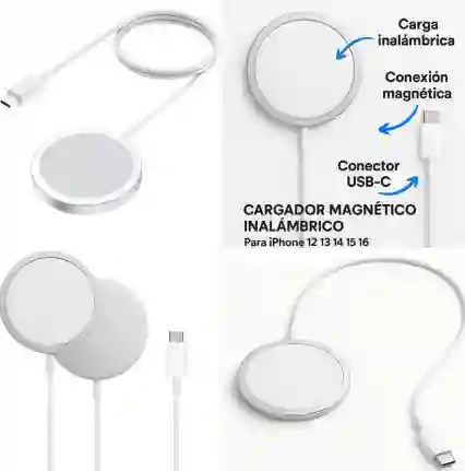 Cargador Magsafe 15w – Rápido, Elegante Y 100% Compatible