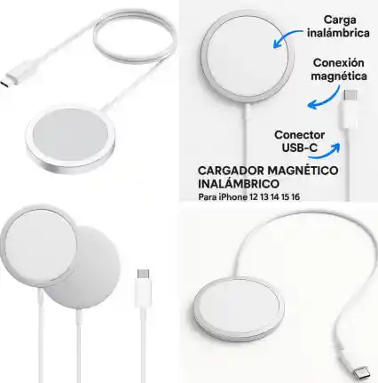 Cargador Magsafe 15w – Rápido, Elegante Y 100% Compatible