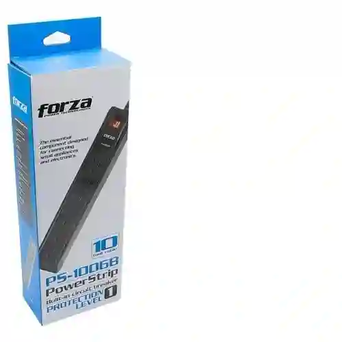Multitoma Regleta Forza Ps-1006b 6 Salidas Cable 3m Switch