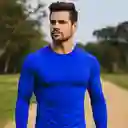 Camiseta Lycra Transpiración Entrenamiento/ Azul Rey - Talla: Xl