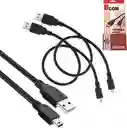 Cable Usb 2.0 A Mini Usb – Transferencia Rápida Y Carga Segura