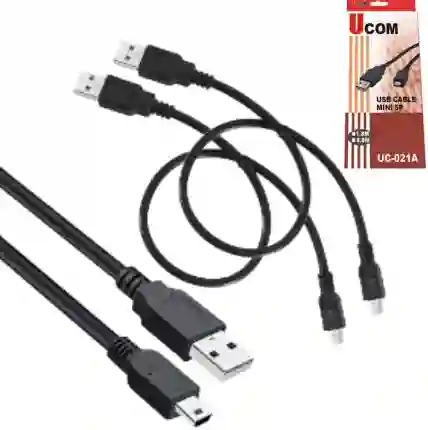 Cable Usb 2.0 A Mini Usb – Transferencia Rápida Y Carga Segura
