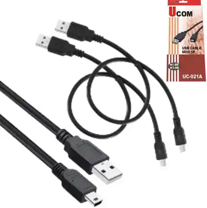 Cable Usb 2.0 A Mini Usb – Transferencia Rápida Y Carga Segura
