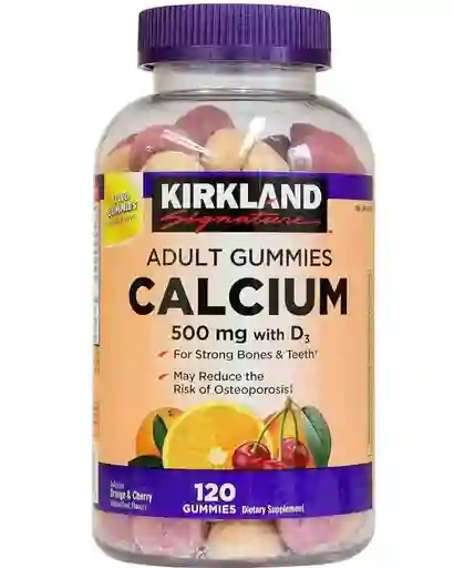 Calcio Para Adultos Kirkland (120 Gomitas) – Producto Original