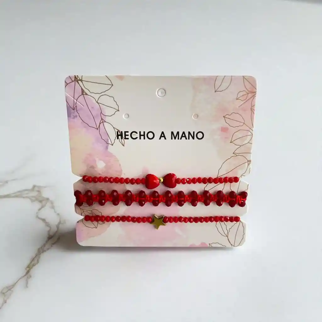 Set De Manilla X3 Tejido De Intenciones