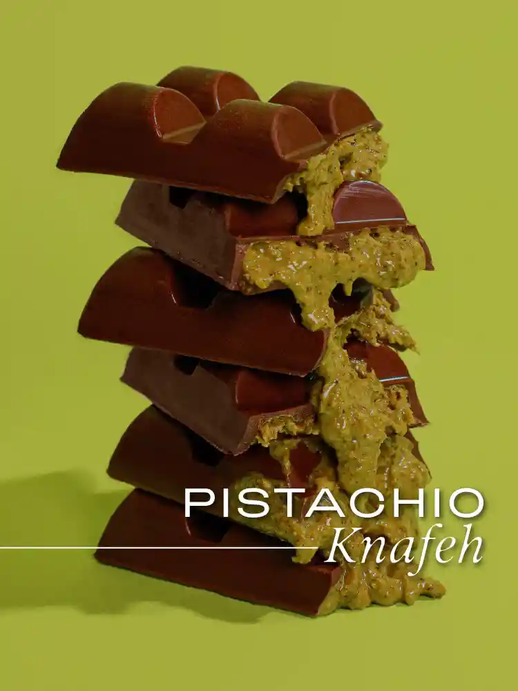 Pistacho Knafeh (barra De Chocolate Dubai)