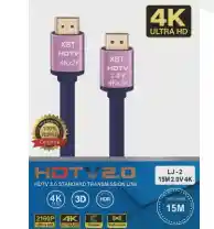 Cable Hdmi Largo 15m – Ideal Para Proyectores, Consolas Y Más