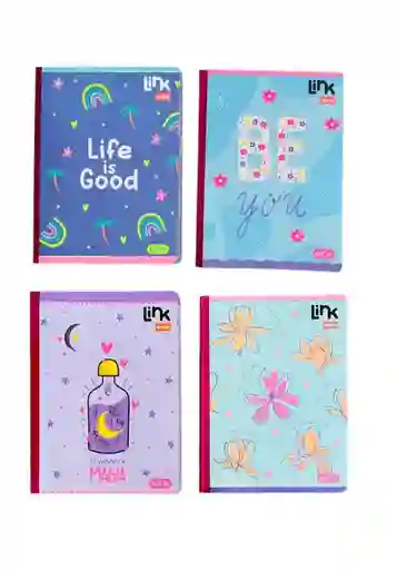 Cuaderno Cosido Cuadriculado Para Niña 100 Hojas Con Stickers Scribe Tonos Pastel