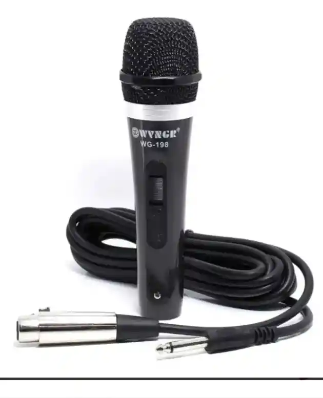 Micrófono Dinámico Alámbrico Cardioide Para Voz Karaoke