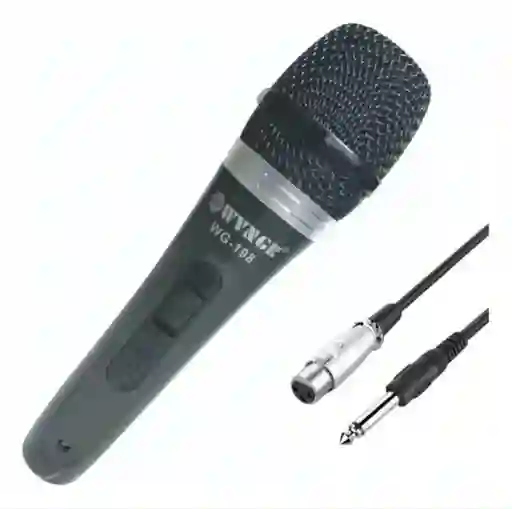 Micrófono Dinámico Alámbrico Cardioide Para Voz Karaoke