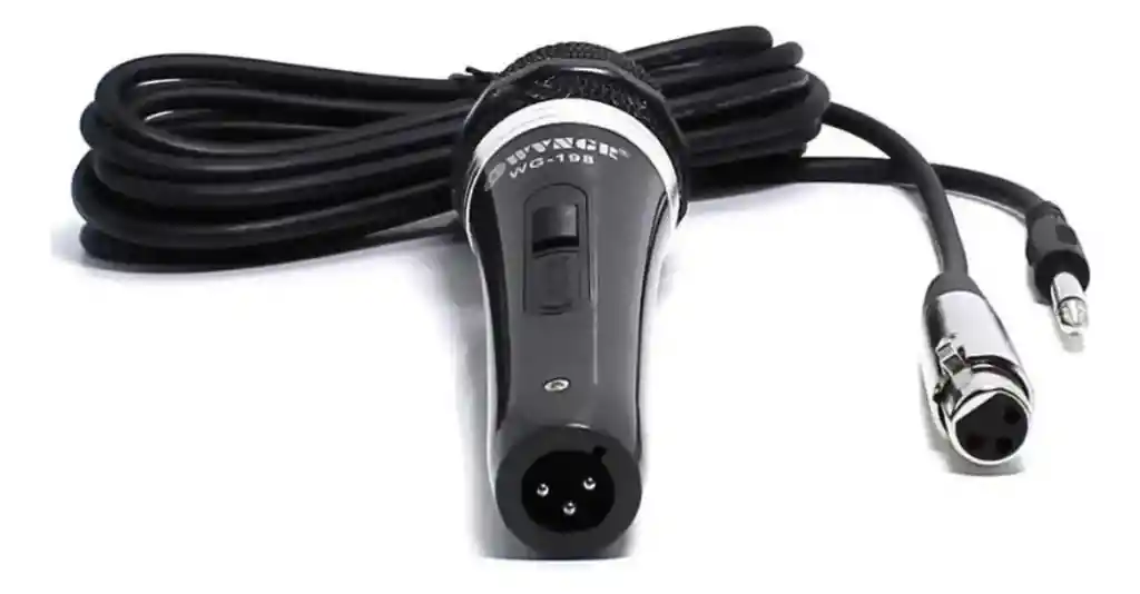 Micrófono Dinámico Alámbrico Cardioide Para Voz Karaoke