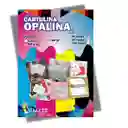 Opalina Blanca 180grs X 25 Hojas Tamaño Oficio