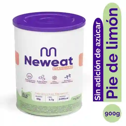 Neweat Standard Lata X 900g Sabor Pie De Limon