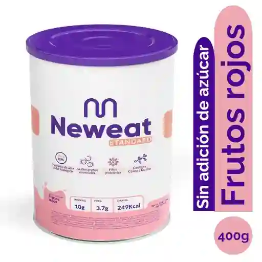 Neweat Standard Lata X 400g Sabor Frutos Rojos