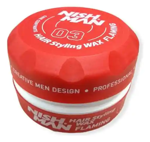 Cera Moldeadora Para Cabello Nishman Flaming Wax S3 Cire Coiffante 150 Ml