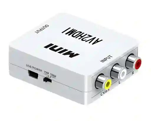 Adaptador Convertidor Rca A Hdmi Dvd Vhs Play2 Pantalla Hdmi (80130913)