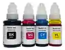 Pack 4 Tintas Genericas Canon 190 - 135ml Negra Y 70ml Colores