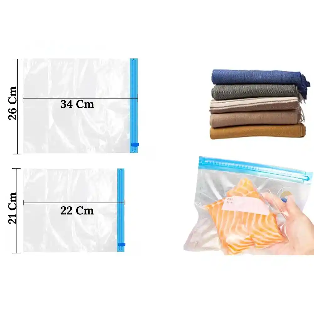 Bolsa Organizador De Cocina Multifuncional Para Viaje Empaque Al Vacio
