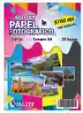 Papel 240grs X20h Fotográfico Tamaño A4 Blanco Brillante Glossy