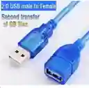 Cable Extensor Usb 2.0 – 1.5m Con Filtro Y Alta Velocidad