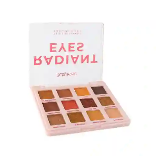 Paleta De Sombras Ruby Rose Radint Eyes 12 Tonos