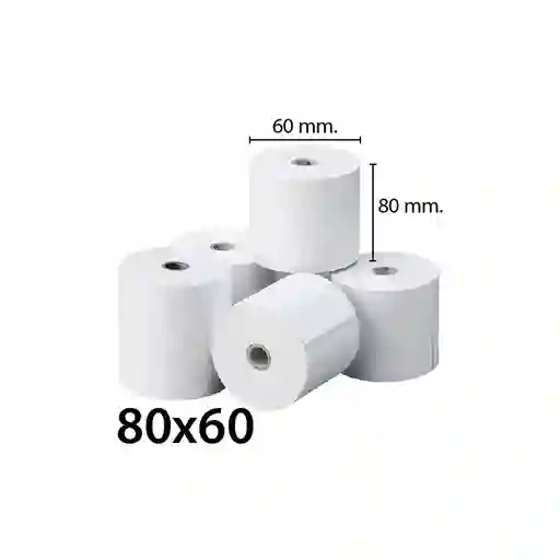 Rollo Termico 80mm X 60mts Impresoras Pos