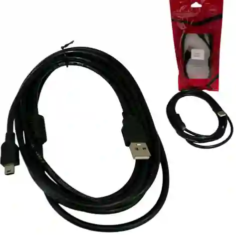 Cable Usb A Mini Usb B 5p – Largo De 3m Para Máxima Libertad