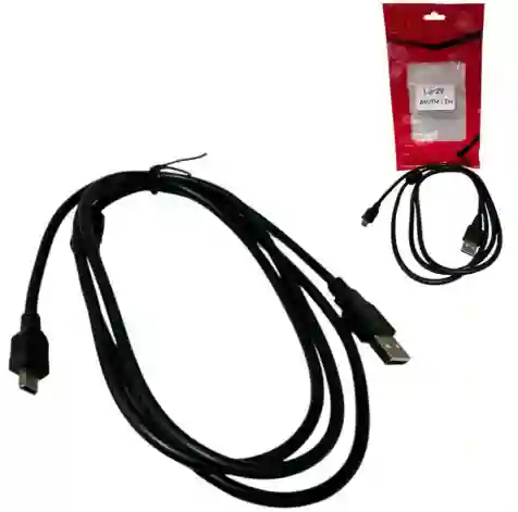 Cable Mini Usb Reforzado – 1.5m Con Transferencia De 480 Mbps