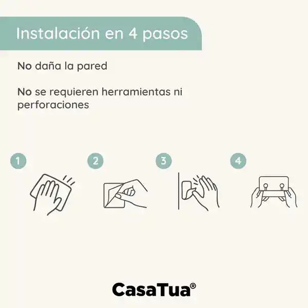 Organizador De Ducha Repisa Adhesivo Set 2 Inox - Negro