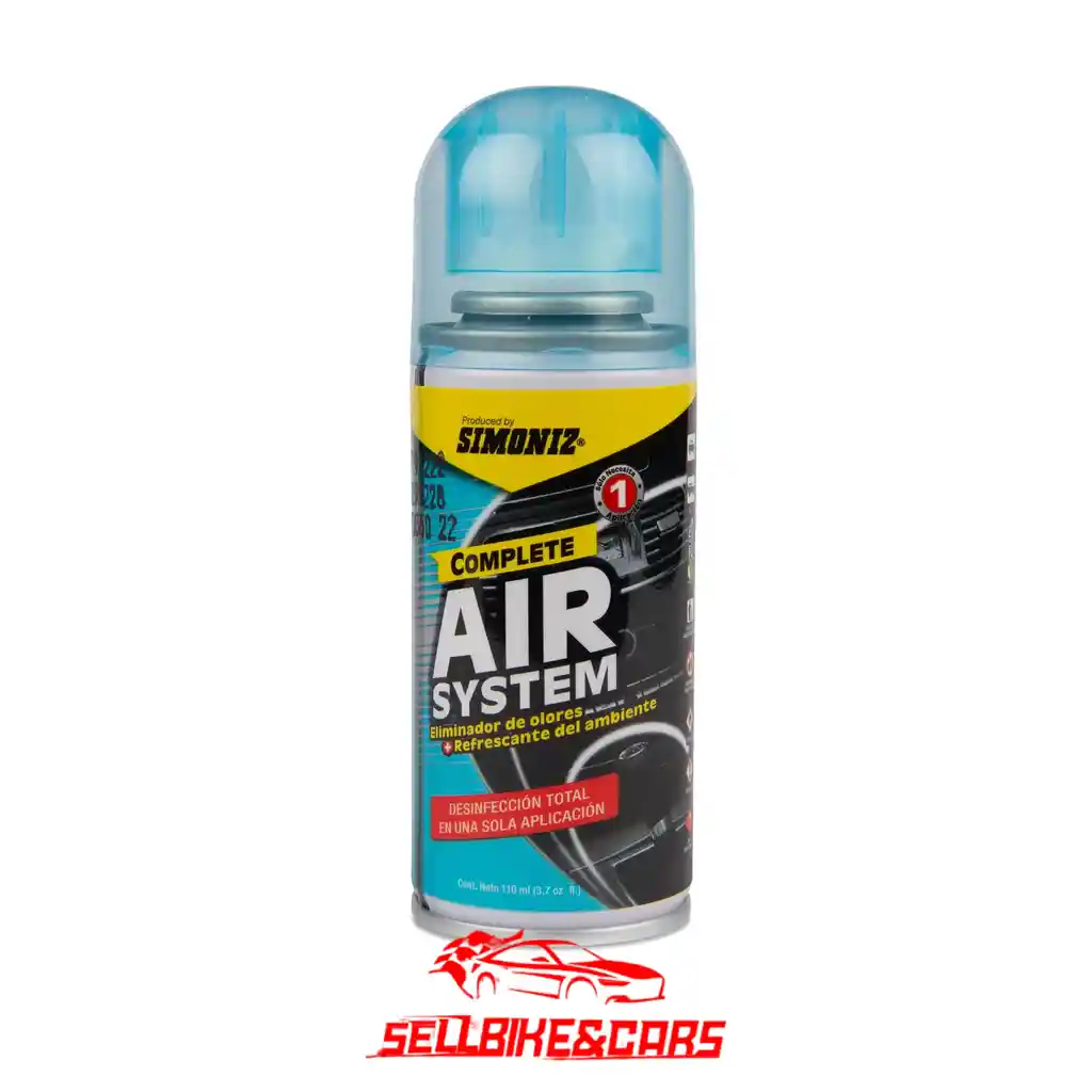 Eliminador De Olores Aire Acondicionado Complete Air System Simoniz