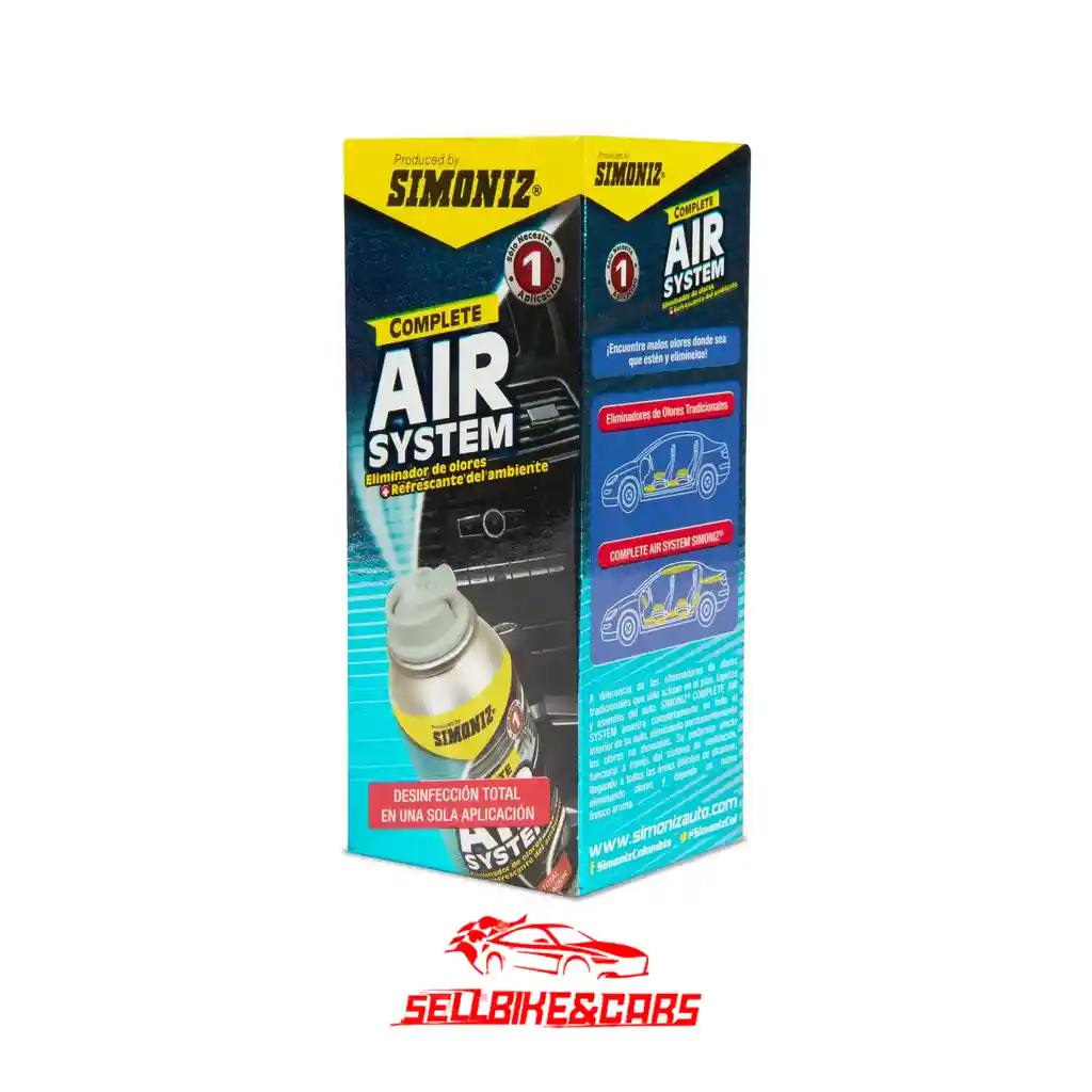 Eliminador De Olores Aire Acondicionado Complete Air System Simoniz