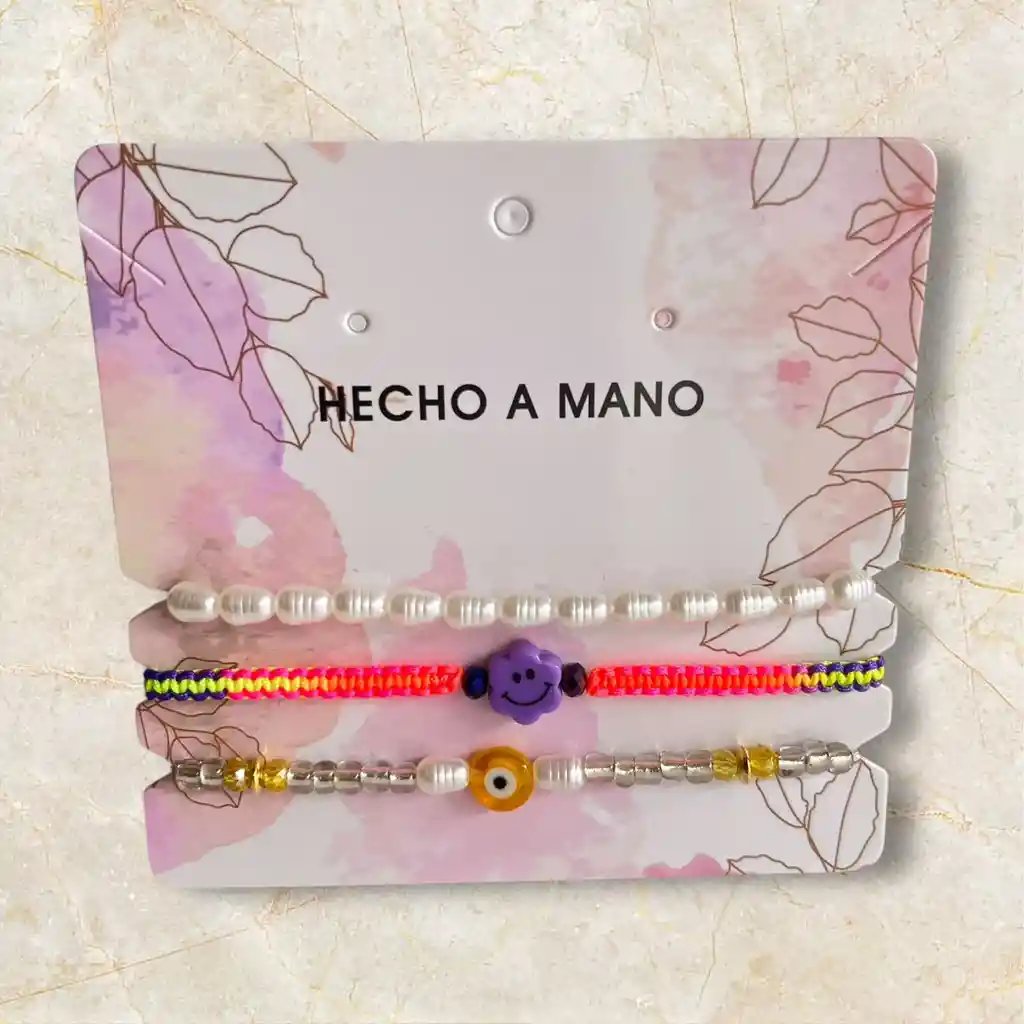 Set De Manilla X3 Loquita De Amor