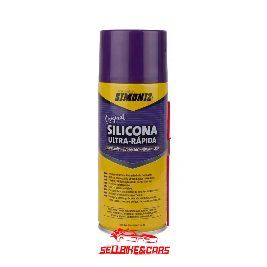 Simoniz Silicona Ultra Rapida 354ml Chicle Simoniz Silicona Para Carro