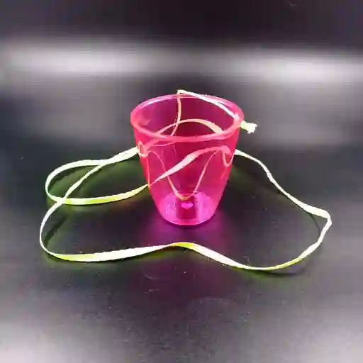 Copas En Acrilico Color Neon Para Amarrar Para Fiestas