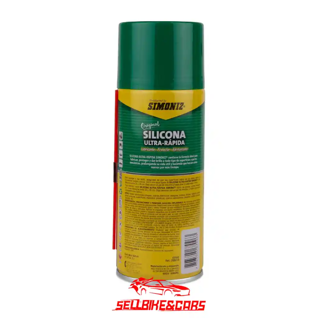 Simoniz Silicona Ultra Rapida 354ml Citrus Simoniz