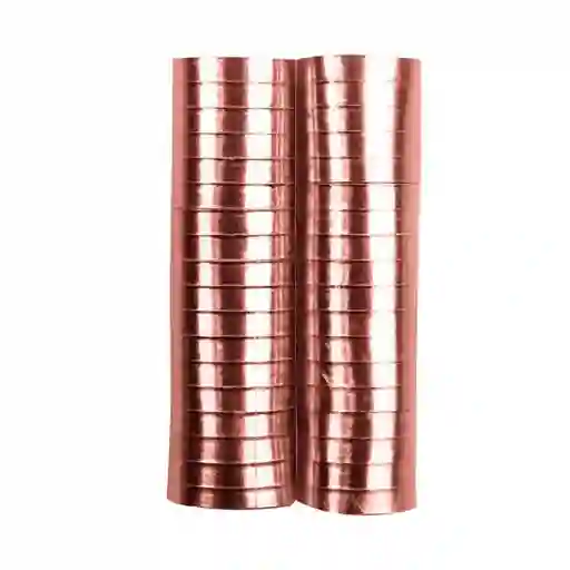 Serpentina Metalizada 4m Color Dorado Rosa (x2 Unidades) - Sempertex