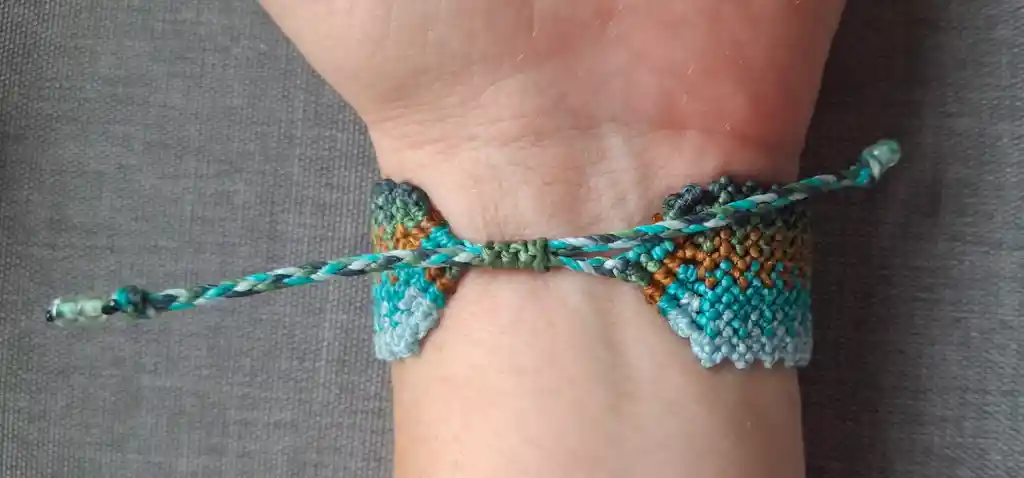 Pulsera Camino Del Inca – Verde Azul