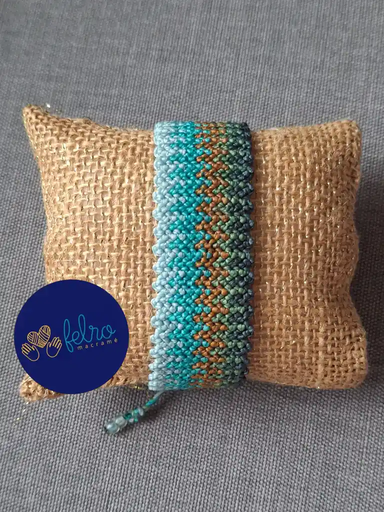 Pulsera Camino Del Inca – Verde Azul