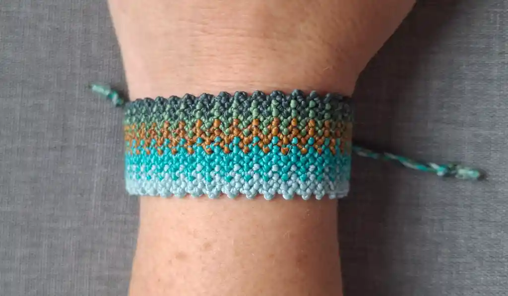 Pulsera Camino Del Inca – Verde Azul